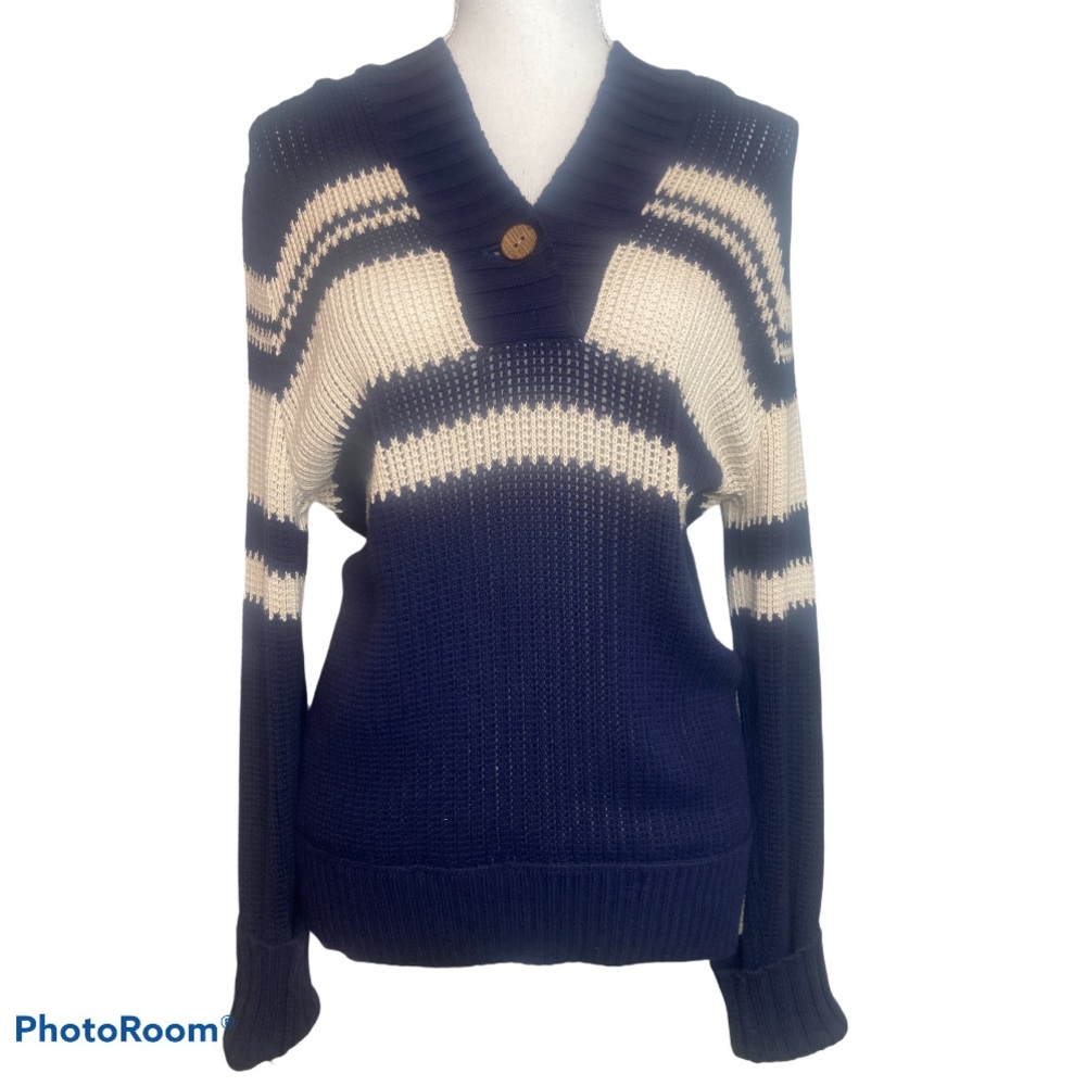 Lucky Brand Cable Knit Hooded Sweater size M